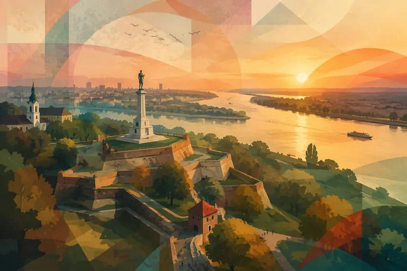 Kalemegdanin historiallinen puisto ja linnoitusyksityiskohta Kalemegdanin historiallinen puisto ja linnoitusyksityiskohta