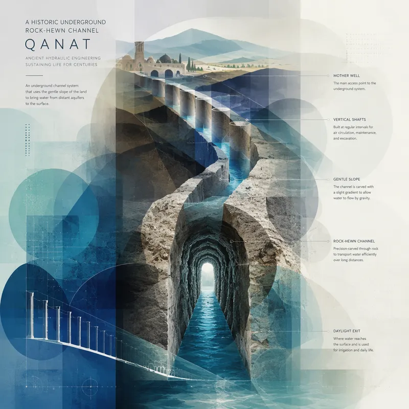 Antiikin aikaisen tunnelin kallioon hakatut rakenteet Antiikin aikaisen tunnelin kallioon hakatut rakenteet