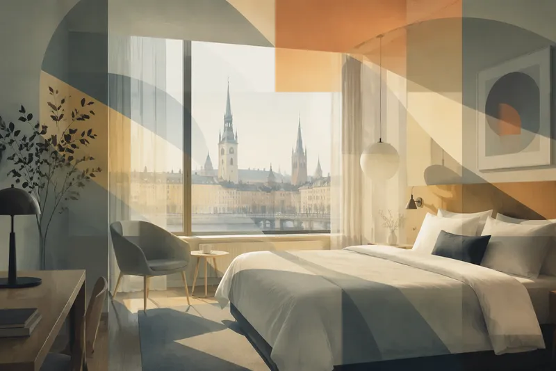Moderni hotellihuone Liettuassa Moderni hotellihuone Liettuassa