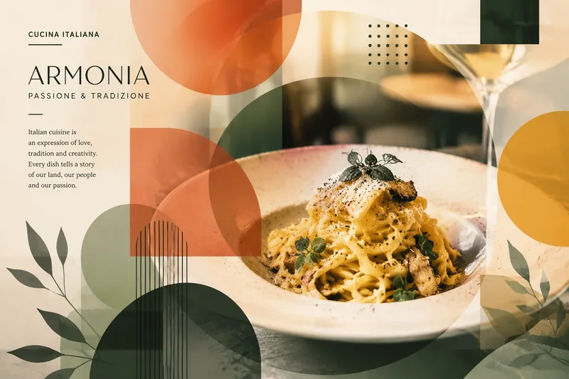 Herkullinen italialainen pasta-annos tyylikkäässä ravintolassa Herkullinen italialainen pasta-annos tyylikkäässä ravintolassa