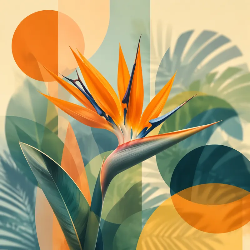Madeiran lintukukka eli strelitzia Madeiran lintukukka eli strelitzia