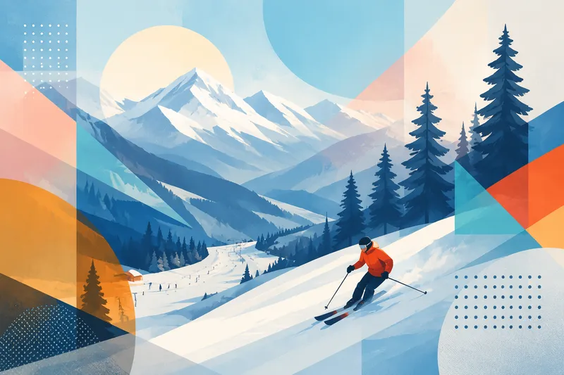 Talvinen hiihtokeskus Andorrassa Talvinen hiihtokeskus Andorrassa