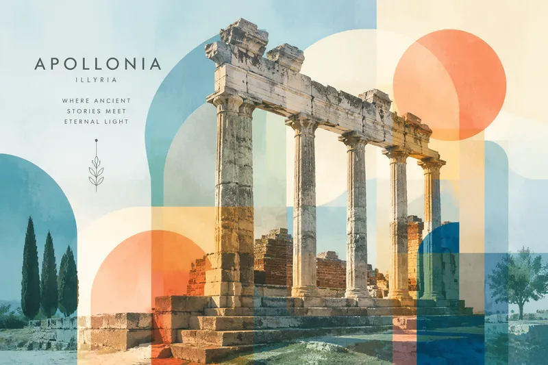 Apollonian arkeologisen alueen raunioita Apollonian arkeologisen alueen raunioita