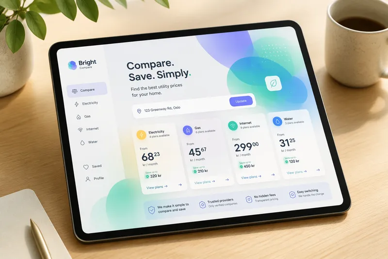 Digitaalinen tabletti sähkön hintavertailuun Digitaalinen tabletti sähkön hintavertailuun