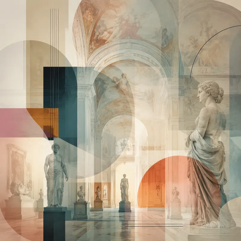 Vatikaanin museoiden upeita freskoja ja patsaita Vatikaanin museoiden upeita freskoja ja patsaita